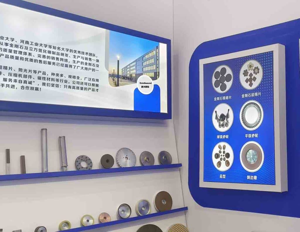 Newdiamondtool produces diamond and CBN grinding wheels.