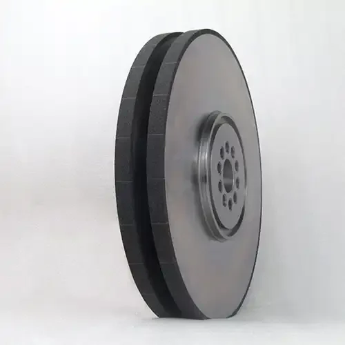 Ceramic cubic boron nitride grinding wheel for camshaft grinding